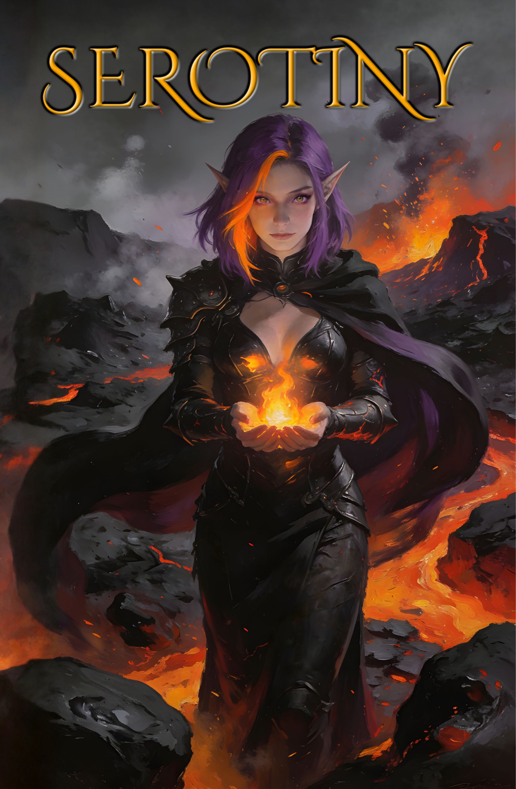 Serotiny book cover by K.A. Colgan